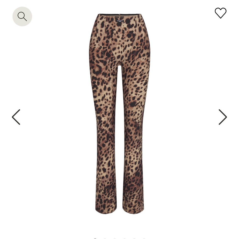Dolce & Gabbana Skims Leopard Pant